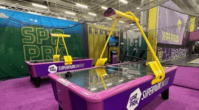 Break the Ice with SuperPark Air Hockey