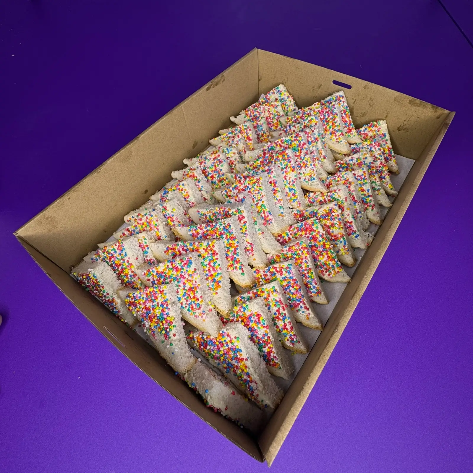 superpark party catering menu treat fairy bread