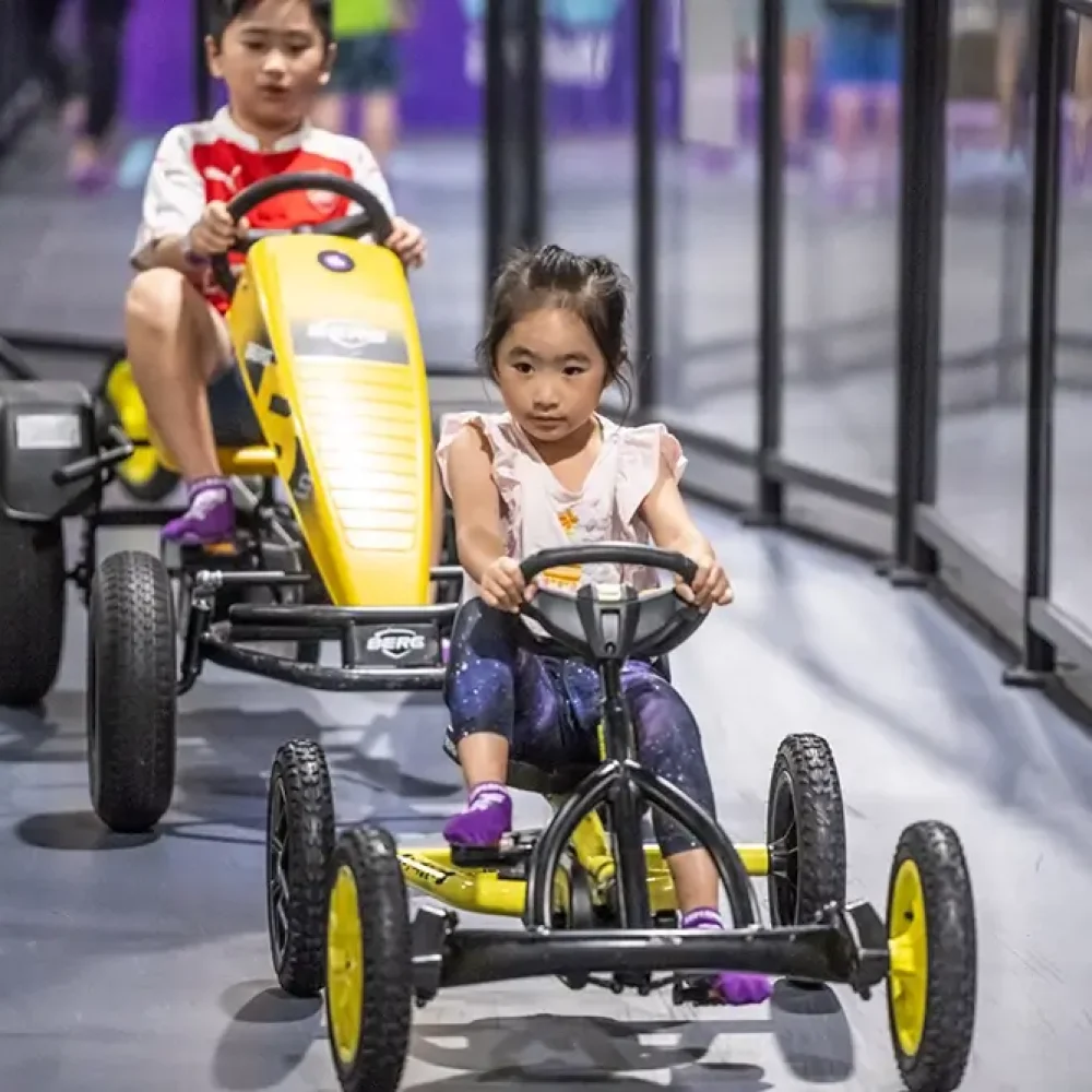 SuperPark adventure area pedal car track