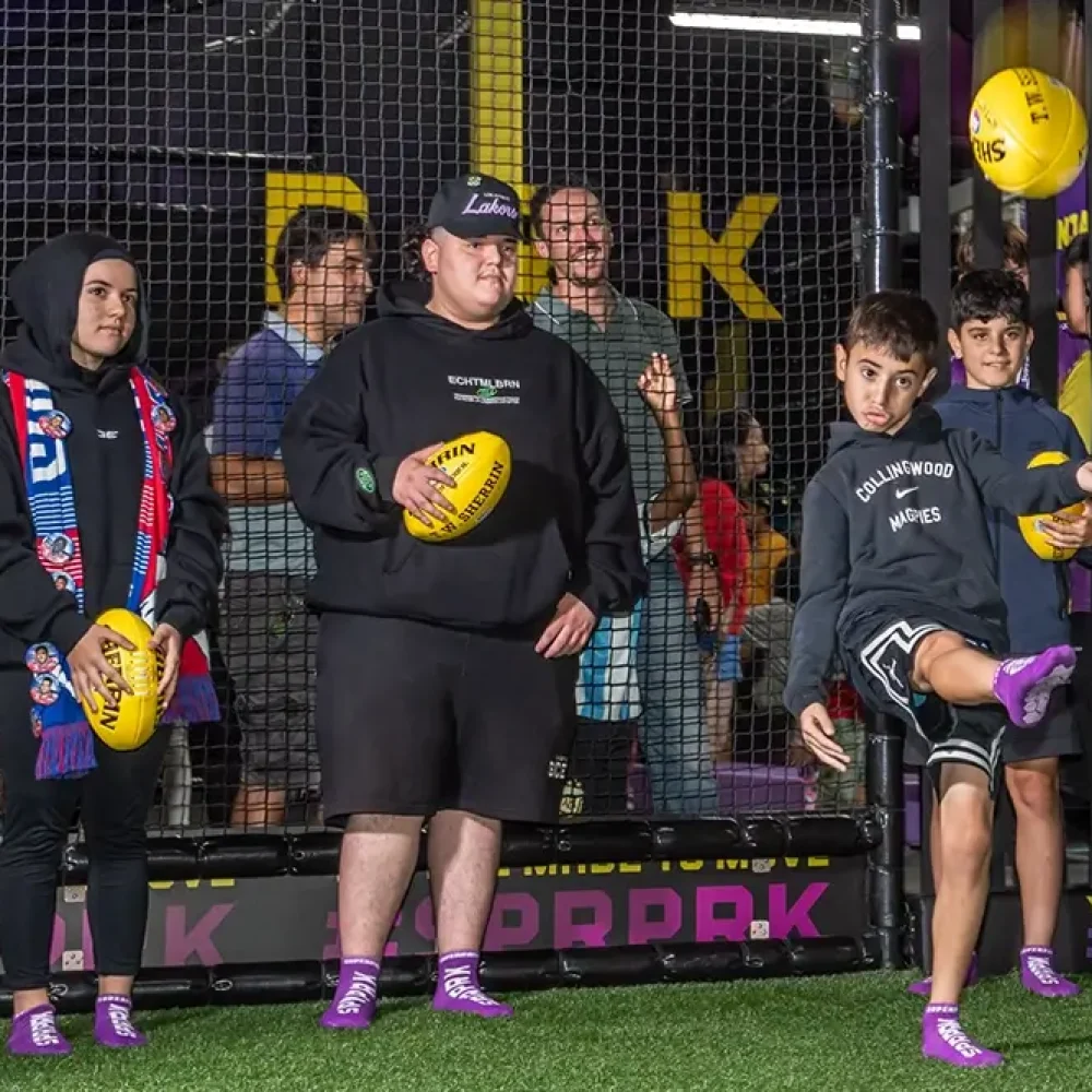 SuperPark games arena superfooty football