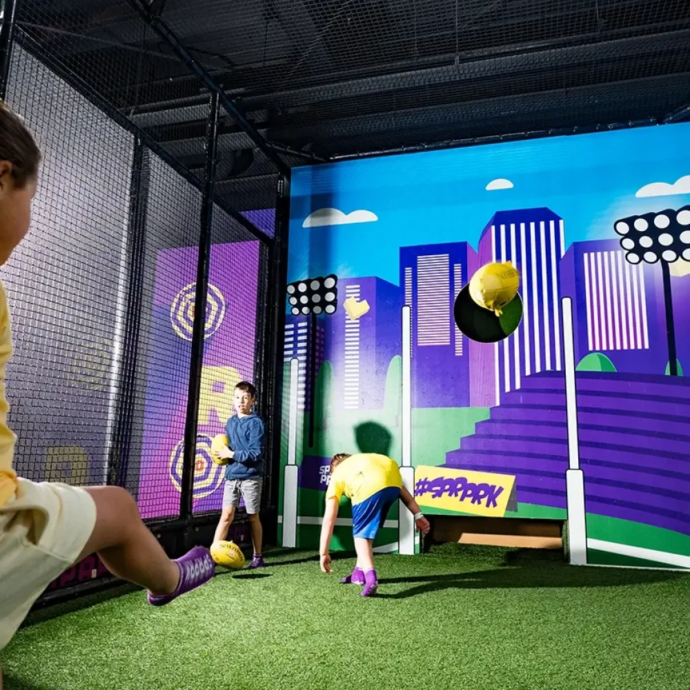 SuperPark footy superfooty football game activity