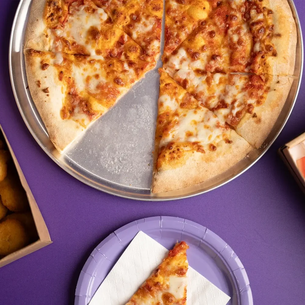 superpark party food menu pizza nuggets fruit