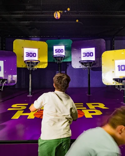 superpark superhoop backetball games for kids melbourne