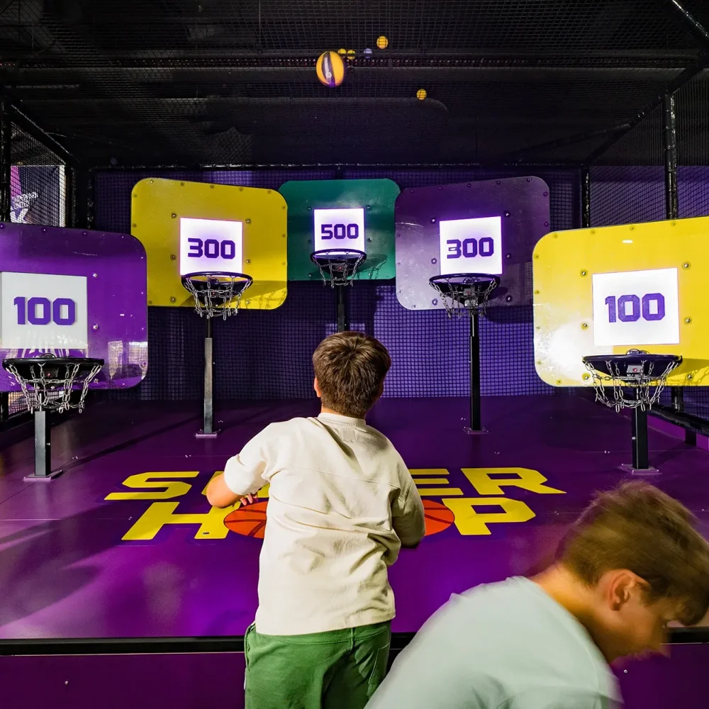 superpark superhoop backetball games for kids melbourne